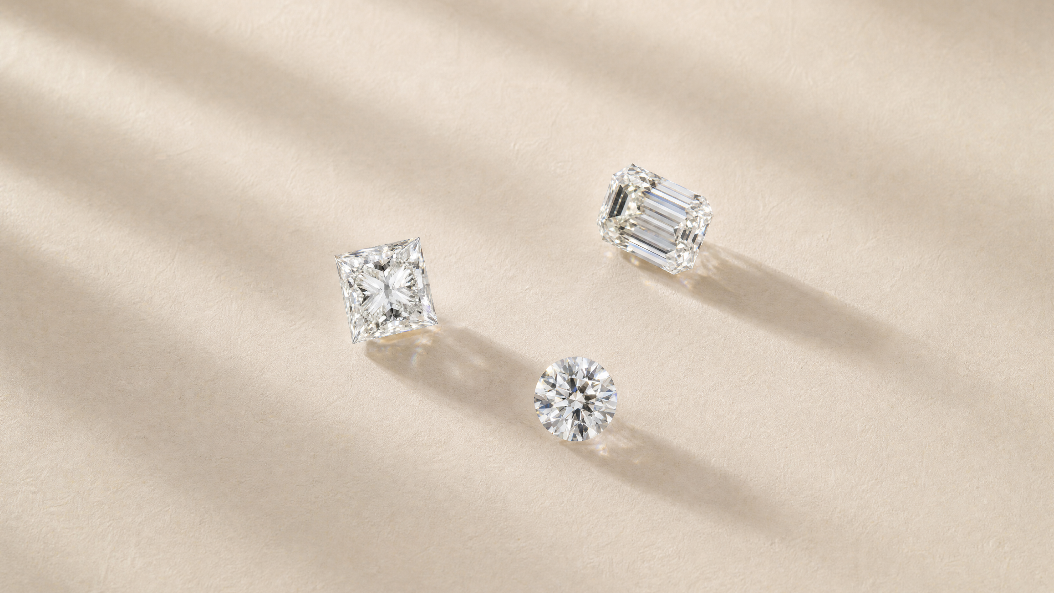 Emerald and Princess Cut Diamond 