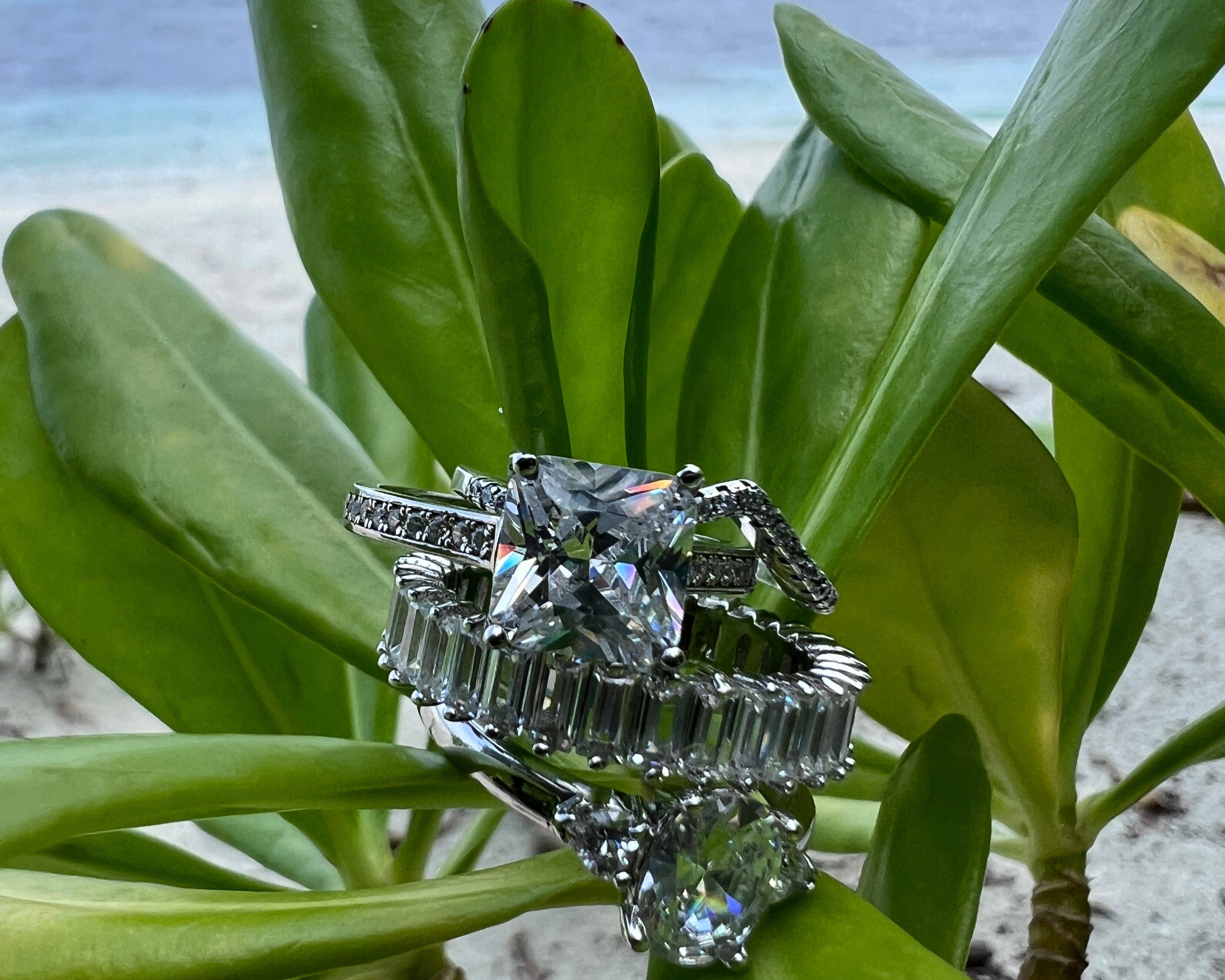 Diamond rings with traceable natural diamonds – jewelry inspired by nature